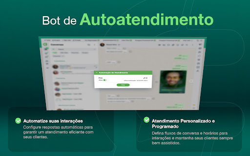 ChatBlink CRM no WhatsApp, Automações e Ferramentas. Piscou, vendeu! from Chrome web store to be run with OffiDocs Chromium online ChatBlink CRM no WhatsApp, Automações e Ferramentas. Piscou, vendeu! from Chrome web store to be run with OffiDocs Chromium online