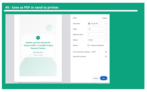 ChatGPT Deep Research to PDF from Chrome web store to be run with OffiDocs Chromium online ChatGPT Deep Research to PDF from Chrome web store to be run with OffiDocs Chromium online