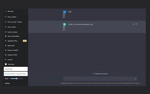 ChatGPT Tool Voice from Chrome web store to be run with OffiDocs Chromium online ChatGPT Tool Voice from Chrome web store to be run with OffiDocs Chromium online
