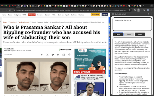 Chat with Article from Chrome web store to be run with OffiDocs Chromium online Chat with Article from Chrome web store to be run with OffiDocs Chromium online