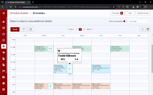 Chico State Schedule Helper from Chrome web store to be run with OffiDocs Chromium online Chico State Schedule Helper from Chrome web store to be run with OffiDocs Chromium online
