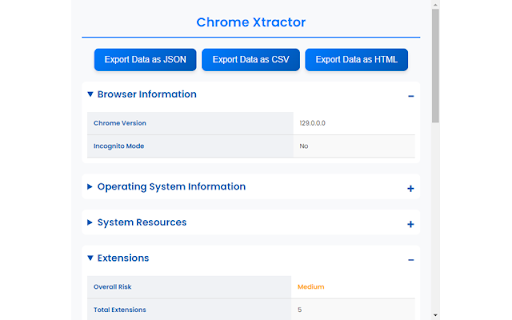ChromeXtractor from Chrome web store to be run with OffiDocs Chromium online ChromeXtractor from Chrome web store to be run with OffiDocs Chromium online