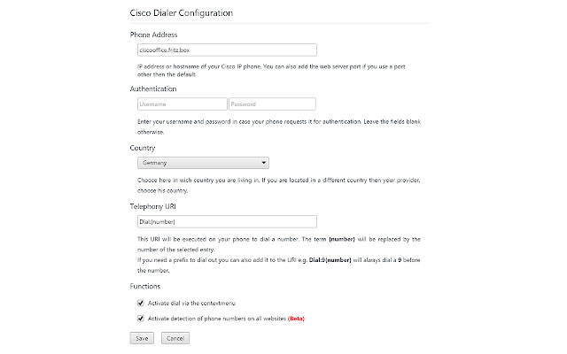 Cisco Dialer (Beta) from Chrome web store to be run with OffiDocs Chromium online Cisco Dialer (Beta) from Chrome web store to be run with OffiDocs Chromium online