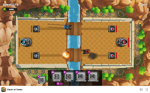 Clash of Tanks Strategize and dominate the battlefield! from Chrome web store to be run with OffiDocs Chromium online Clash of Tanks Strategize and dominate the battlefield! from Chrome web store to be run with OffiDocs Chromium online