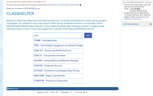 ClassHelper from Chrome web store to be run with OffiDocs Chromium online ClassHelper from Chrome web store to be run with OffiDocs Chromium online