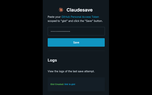 ClaudeSave from Chrome web store to be run with OffiDocs Chromium online ClaudeSave from Chrome web store to be run with OffiDocs Chromium online