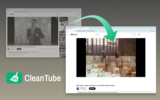 CleanTube A clean YouTube experience from Chrome web store to be run with OffiDocs Chromium online CleanTube A clean YouTube experience from Chrome web store to be run with OffiDocs Chromium online
