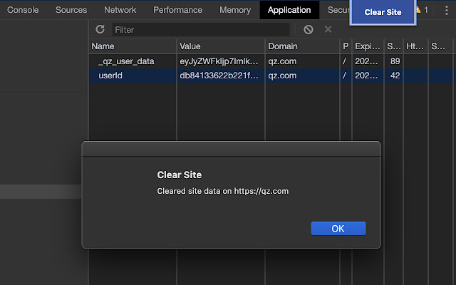 Clear Site from Chrome web store to be run with OffiDocs Chromium online Clear Site from Chrome web store to be run with OffiDocs Chromium online