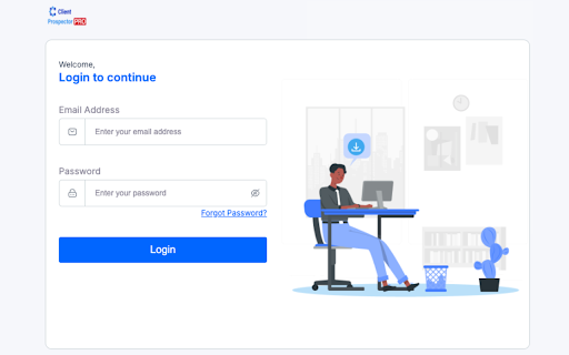 Client Prospector from Chrome web store to be run with OffiDocs Chromium online Client Prospector from Chrome web store to be run with OffiDocs Chromium online