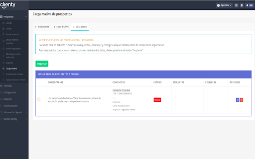 Clienty Wap Importer from Chrome web store to be run with OffiDocs Chromium online Clienty Wap Importer from Chrome web store to be run with OffiDocs Chromium online