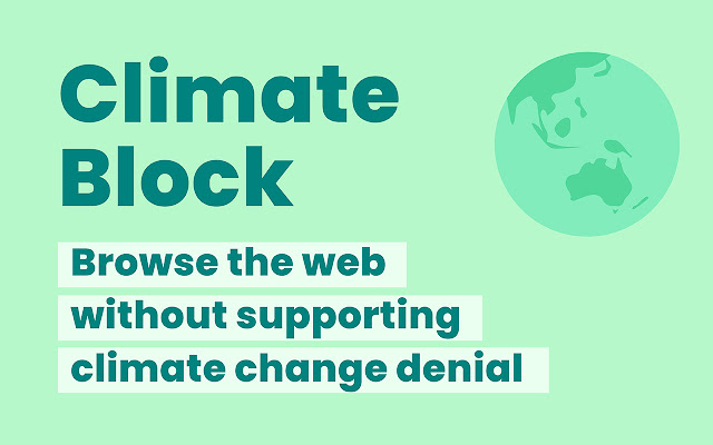 Climate Block from Chrome web store to be run with OffiDocs Chromium online Climate Block from Chrome web store to be run with OffiDocs Chromium online