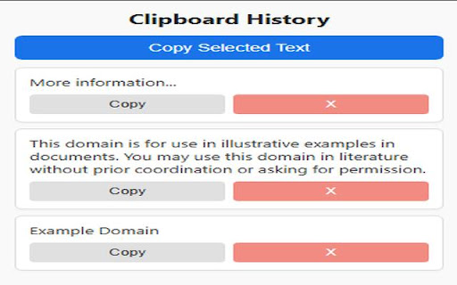 Clipboard History from Chrome web store to be run with OffiDocs Chromium online Clipboard History from Chrome web store to be run with OffiDocs Chromium online