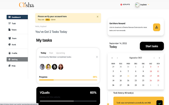 Clisha Extension from Chrome web store to be run with OffiDocs Chromium online Clisha Extension from Chrome web store to be run with OffiDocs Chromium online
