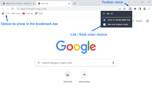 Clock from Chrome web store to be run with OffiDocs Chromium online Clock from Chrome web store to be run with OffiDocs Chromium online