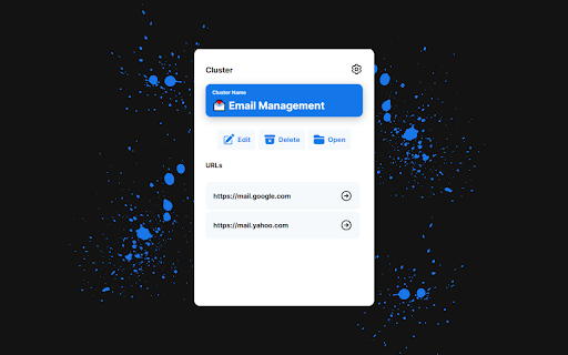 Cluster from Chrome web store to be run with OffiDocs Chromium online Cluster from Chrome web store to be run with OffiDocs Chromium online