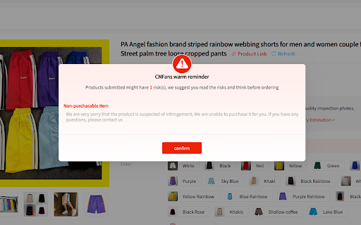 CNFans Quitar Aviso (actualizado 2025) from Chrome web store to be run with OffiDocs Chromium online CNFans Quitar Aviso (actualizado 2025) from Chrome web store to be run with OffiDocs Chromium online