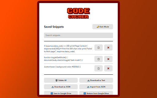 CodeCache AI from Chrome web store to be run with OffiDocs Chromium online CodeCache AI from Chrome web store to be run with OffiDocs Chromium online