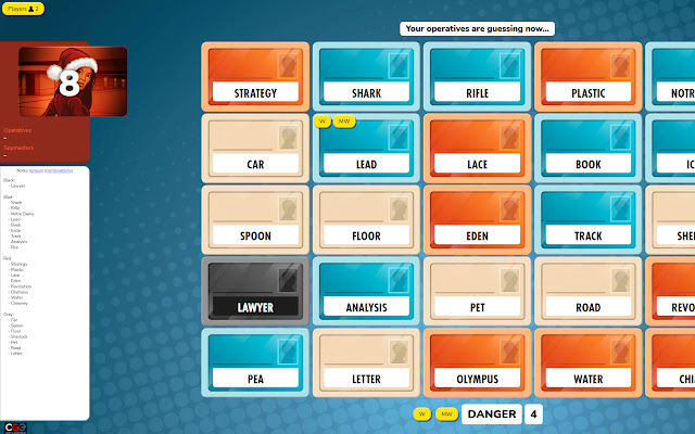Codenames Assistant from Chrome web store to be run with OffiDocs Chromium online Codenames Assistant from Chrome web store to be run with OffiDocs Chromium online