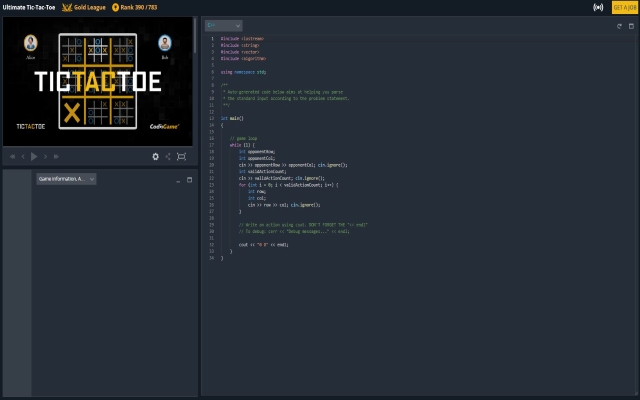 CodinGame SimpleUI from Chrome web store to be run with OffiDocs Chromium online CodinGame SimpleUI from Chrome web store to be run with OffiDocs Chromium online