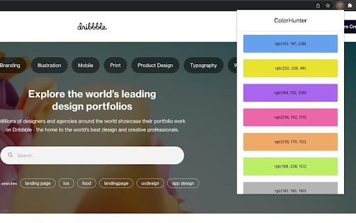 Color Hunter from Chrome web store to be run with OffiDocs Chromium online Color Hunter from Chrome web store to be run with OffiDocs Chromium online