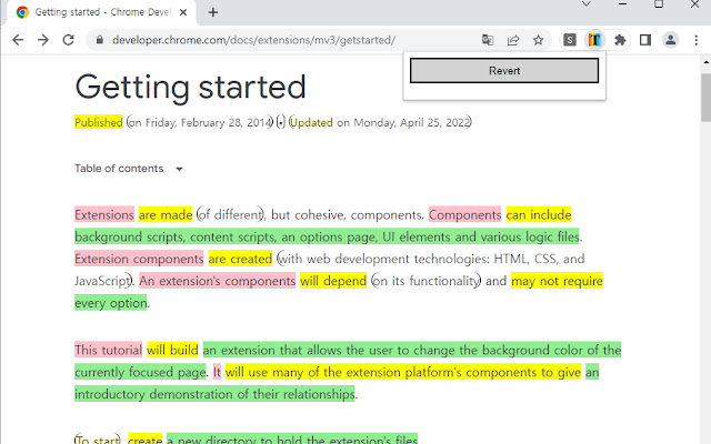 Color Sentence from Chrome web store to be run with OffiDocs Chromium online Color Sentence from Chrome web store to be run with OffiDocs Chromium online