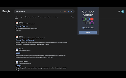 Combo Meter from Chrome web store to be run with OffiDocs Chromium online Combo Meter from Chrome web store to be run with OffiDocs Chromium online