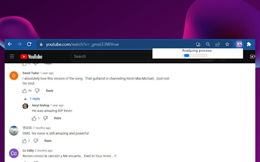 Comments analyzer for YouTube from Chrome web store to be run with OffiDocs Chromium online Comments analyzer for YouTube from Chrome web store to be run with OffiDocs Chromium online