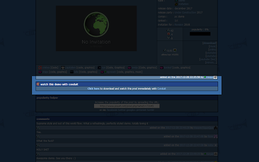 Conduit browser add on from Chrome web store to be run with OffiDocs Chromium online Conduit browser add on from Chrome web store to be run with OffiDocs Chromium online