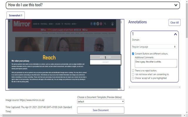 Consent Annotation tool from Chrome web store to be run with OffiDocs Chromium online Consent Annotation tool from Chrome web store to be run with OffiDocs Chromium online