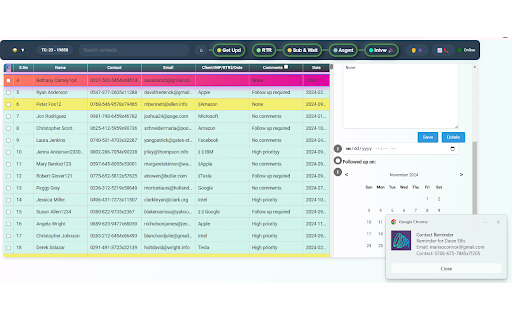 Contact Manager from Chrome web store to be run with OffiDocs Chromium online Contact Manager from Chrome web store to be run with OffiDocs Chromium online