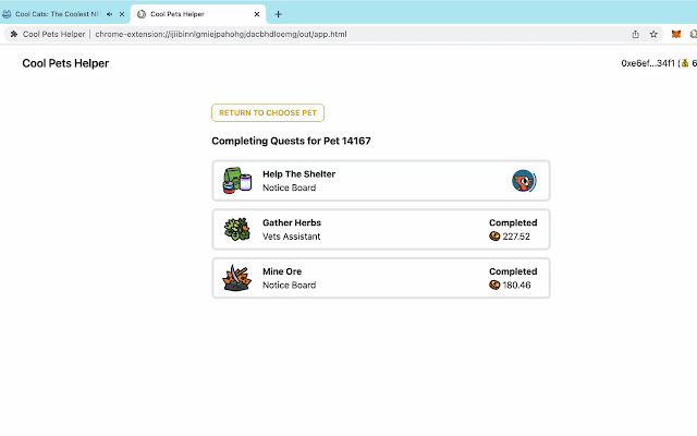 Cool Pets Helper from Chrome web store to be run with OffiDocs Chromium online Cool Pets Helper from Chrome web store to be run with OffiDocs Chromium online