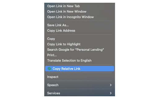 Copy Relative Link from Chrome web store to be run with OffiDocs Chromium online Copy Relative Link from Chrome web store to be run with OffiDocs Chromium online
