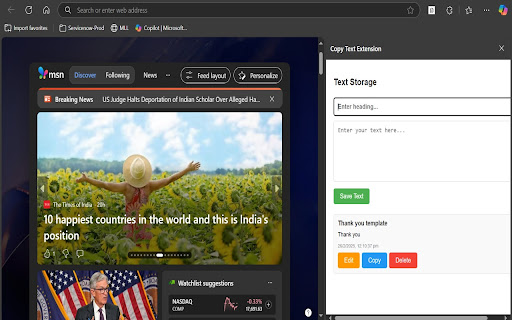 Copy Text Extension from Chrome web store to be run with OffiDocs Chromium online Copy Text Extension from Chrome web store to be run with OffiDocs Chromium online