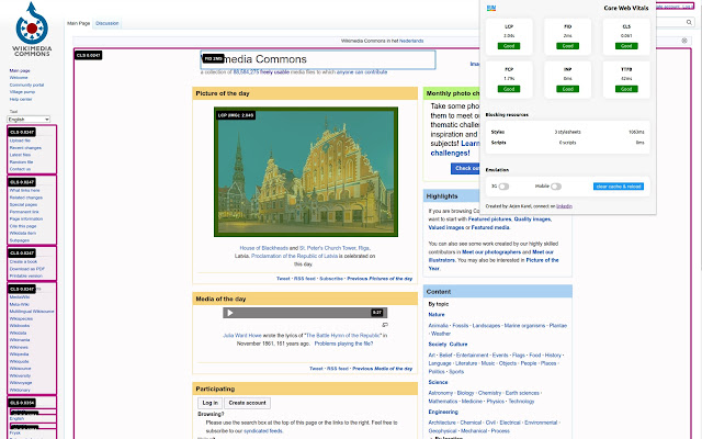 Core Web Vitals Visualizer from Chrome web store to be run with OffiDocs Chromium online Core Web Vitals Visualizer from Chrome web store to be run with OffiDocs Chromium online