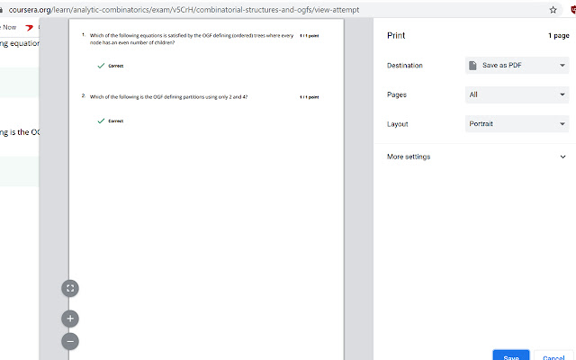 Coursera Quiz Printer from Chrome web store to be run with OffiDocs Chromium online Coursera Quiz Printer from Chrome web store to be run with OffiDocs Chromium online