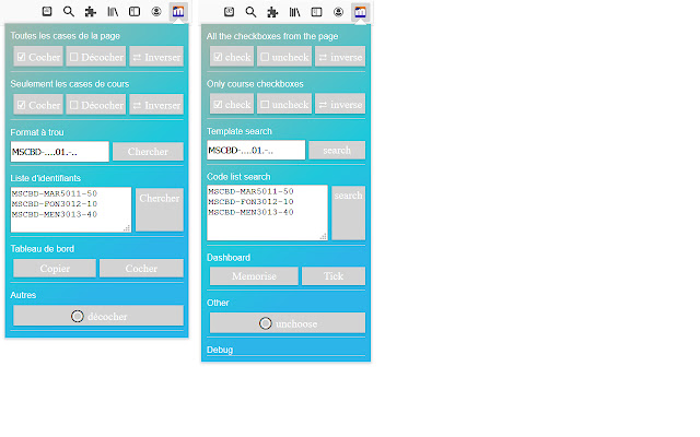 CourseSel from Chrome web store to be run with OffiDocs Chromium online CourseSel from Chrome web store to be run with OffiDocs Chromium online