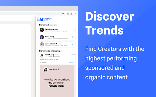 Creator Match: Grow Monetize on LinkedIn from Chrome web store to be run with OffiDocs Chromium online Creator Match: Grow Monetize on LinkedIn from Chrome web store to be run with OffiDocs Chromium online