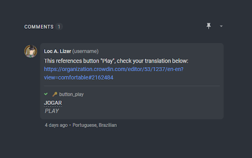 Crowdin Strings in Comments from Chrome web store to be run with OffiDocs Chromium online Crowdin Strings in Comments from Chrome web store to be run with OffiDocs Chromium online