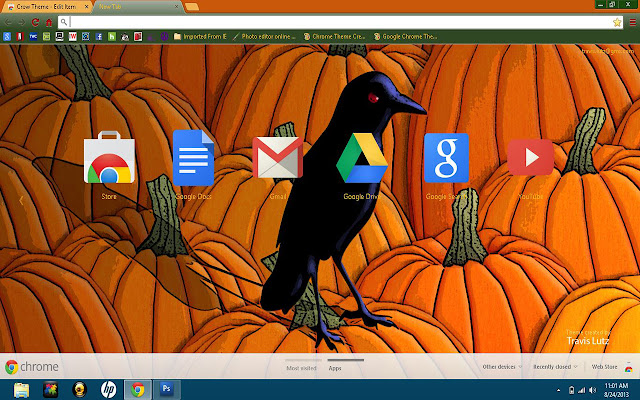 Crow Theme from Chrome web store to be run with OffiDocs Chromium online Crow Theme from Chrome web store to be run with OffiDocs Chromium online