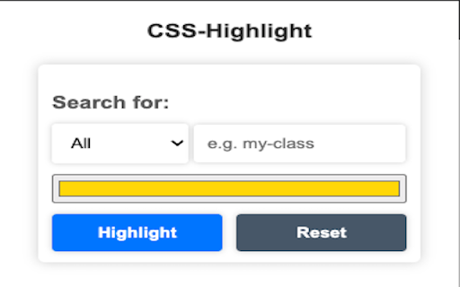 CSS Highlight from Chrome web store to be run with OffiDocs Chromium online CSS Highlight from Chrome web store to be run with OffiDocs Chromium online