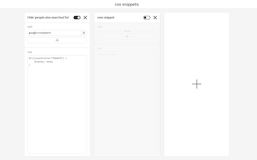Css snippets from Chrome web store to be run with OffiDocs Chromium online Css snippets from Chrome web store to be run with OffiDocs Chromium online