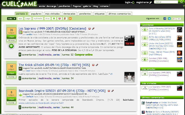 Cuélgame from Chrome web store to be run with OffiDocs Chromium online Cuélgame from Chrome web store to be run with OffiDocs Chromium online