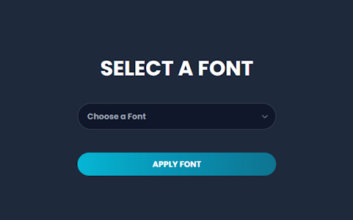 Custom Font Injector from Chrome web store to be run with OffiDocs Chromium online Custom Font Injector from Chrome web store to be run with OffiDocs Chromium online