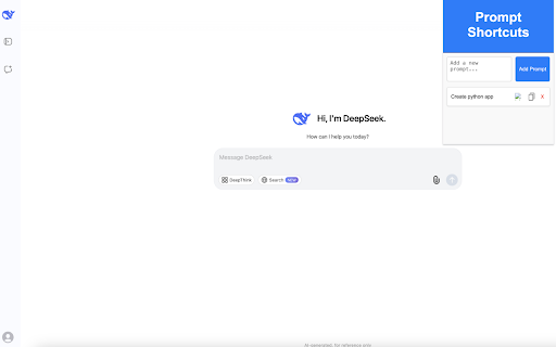 Custom Prompt Shortcuts from Chrome web store to be run with OffiDocs Chromium online Custom Prompt Shortcuts from Chrome web store to be run with OffiDocs Chromium online