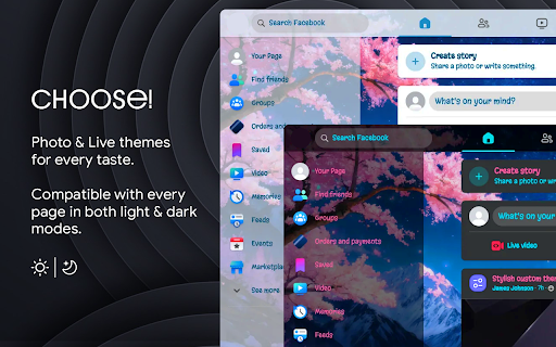 Custom Themes for Facebook from Chrome web store to be run with OffiDocs Chromium online Custom Themes for Facebook from Chrome web store to be run with OffiDocs Chromium online