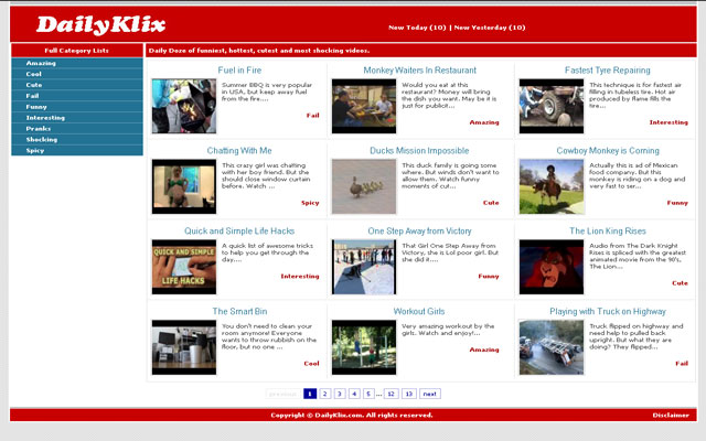 DailyKlix.com Internet TV from Chrome web store to be run with OffiDocs Chromium online DailyKlix.com Internet TV from Chrome web store to be run with OffiDocs Chromium online