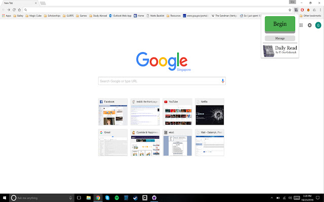 Daily Read from Chrome web store to be run with OffiDocs Chromium online Daily Read from Chrome web store to be run with OffiDocs Chromium online