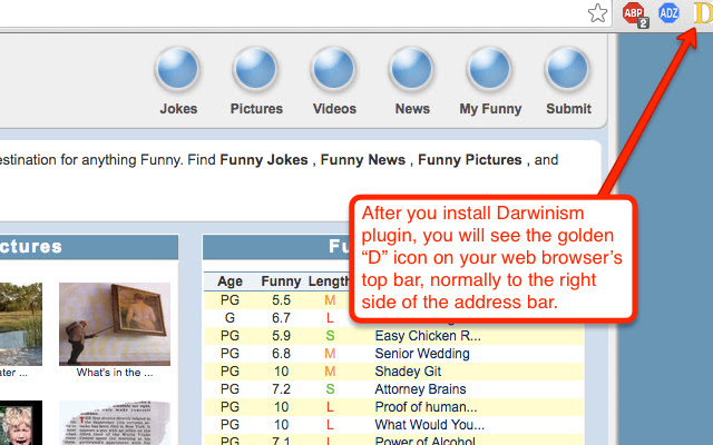 Darwinism The Craziest Extension from Chrome web store to be run with OffiDocs Chromium online Darwinism The Craziest Extension from Chrome web store to be run with OffiDocs Chromium online