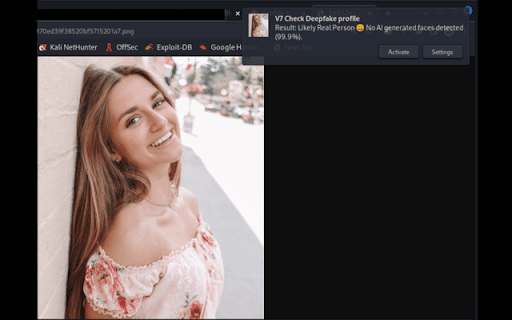Deepfake Detector from Chrome web store to be run with OffiDocs Chromium online Deepfake Detector from Chrome web store to be run with OffiDocs Chromium online