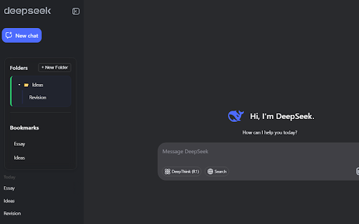 DeepSeek Organizer from Chrome web store to be run with OffiDocs Chromium online DeepSeek Organizer from Chrome web store to be run with OffiDocs Chromium online